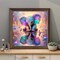 5D Diamond Painting Kits for Adults, Animal Elephant Full Drill Diamond Painting Kits for Beginner,DIY Butterfly Round Diamond Dots for Adults Gem Art Home Wall Decor 14 X 14Inch